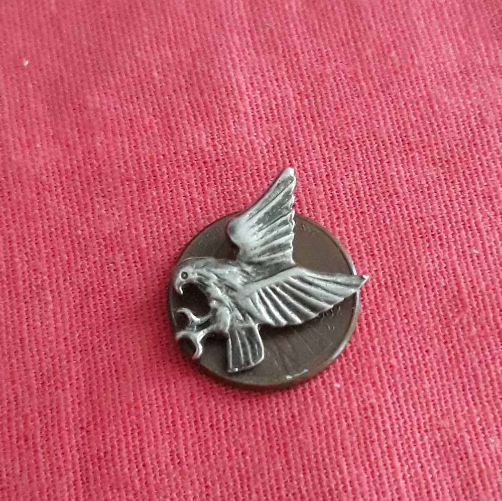 925 SILVER VINTAGE EAGLE CHARM - Picture 11 of 11